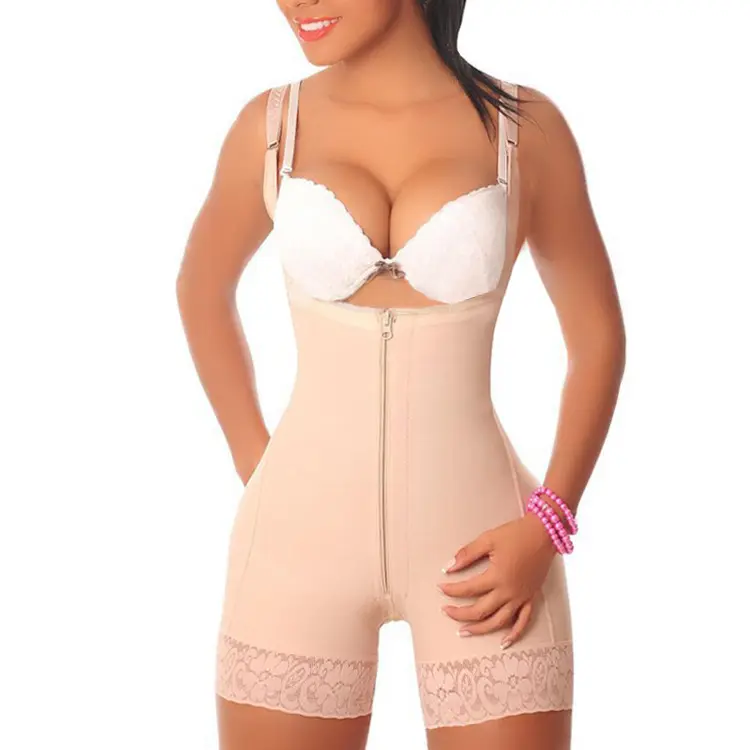 Women Levantador de gluteos body shaper fajas colombianas post surgery Bodysuit Tummy Control Waist Trainer Body Shaper girdle