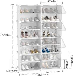 <span class=keywords><strong>Zapatero</strong></span> <span class=keywords><strong>de</strong></span> almacenamiento <span class=keywords><strong>de</strong></span> zapatos plegable DIY <span class=keywords><strong>Zapatero</strong></span> <span class=keywords><strong>de</strong></span> plástico <span class=keywords><strong>Zapatero</strong></span> simple - Product Image 3