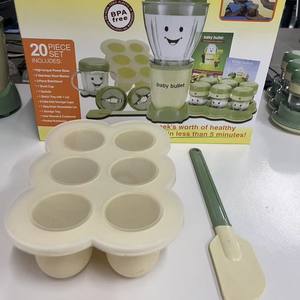 Blender électrique pour jus et smoothies de 200 W pour bébé, en plastique, avec 6 plateaux faciles à retirer - Product Image 3