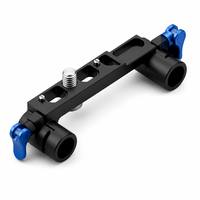 Support de lentille usiné sur mesure par CNC pour systèmes à double tige de 15 mm – Versions centrales et offset cinéma