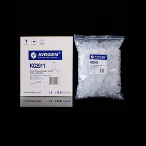 Yueside Microcentrifuge <b>Tubes</b> 2ml <b>Plastic</b> Pointed Bottom Sterile Laboratory EP <b>Tubes</b> - Product Image 3