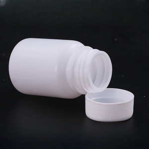 Flacon à pilules en plastique blanc personnalisé, conteneur pour capsules de médicaments en HDPE, emballage pharmaceutique, résistant à l'humidité, avec bouchon résistant aux enfants - Product Image 2