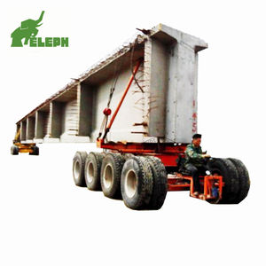 Remolque de Transporte de Vigas de Alta Calidad de 100 Toneladas para Movimiento en Obras de Construcción - Product Image 4