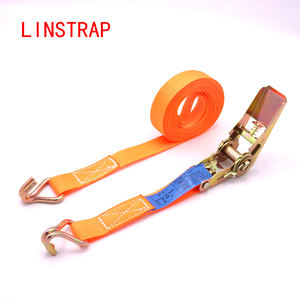 Cinghia di Fissaggio Liniu 800kg con Gancio a J in Acciaio Inox 304, Colore Personalizzabile, Certificata EN12195-2, Fibbia a Camma Rapida per Camion - Product Image 6