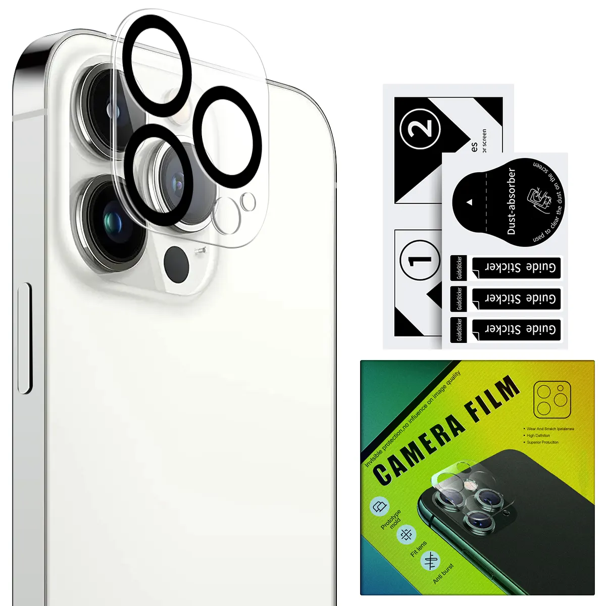 9H Tempered Glass Clear Lens Camera Lens Protective Film for iPhone 14 Pro Max 11 12 Pro Max Mini