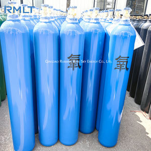 Cilindro de oxígeno de soldadura 40L 50L con válvula duradera para metalistería y reparación de automóviles - Product Image 2