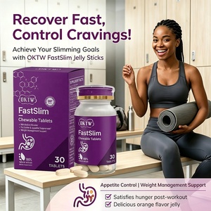 OKTW FastSlim, Tabletas para Controlar el Apetito, Saciedad, Pérdida de Peso, <span class=keywords><strong>Quema</strong></span> de <span class=keywords><strong>Grasa</strong></span>, Adelgazantes, en Stock, Muestras Gratis, Marca Privada, OEM - Product Image 1