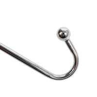 BDSM masseur de Prostate acier inoxydable métal boule anale godemichet Anal dilatateur crochet Anal avec perles anales