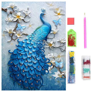Diamant-Mal-Kits Diy Arts Craft Erwachsene Dot Art Marker Peacock 5d <span class=keywords><strong>Crystal</strong></span> Full Drill Diamant-Malerei <span class=keywords><strong>Big</strong></span> <span class=keywords><strong>Size</strong></span> - Product Image 3