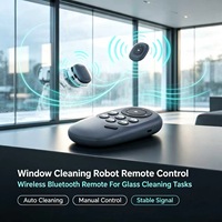 Robot Limpiacristales JCXK con Control Remoto, 12 Teclas, Control de Velocidad Inalámbrico IR RF, OEM ODM