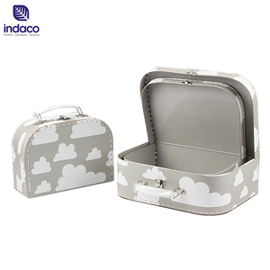 2026 <b>hot</b> selling customized cardboard boxes with handles and children's basic cute toy boxes wholesale - Product Image 1