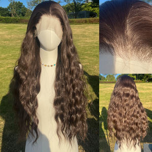 วิกผมยาวหยิก<span class=keywords><strong>ฟู</strong></span>สีน้ำตาลเข้มแบบลูกไม้ 13*4 สำหรับผู้หญิง ใช้ได้ทุกวัน ทำจากเส้นใยสังเคราะห์ 	 SM9825 - Product Image 3