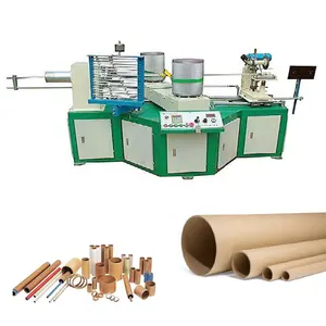 Spiral cardboard paper tube core making machine roll core machine toilet paper core machine