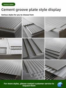 Tablero de <span class=keywords><strong>Fibrocemento</strong></span> de Alta Resistencia y Diseño Moderno para Revestimiento de Paredes Exteriores e Interiores, Impermeable e Ignífugo para Villas y Centros Comerciales - Product Image 3