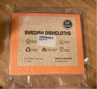 Éponge absorbante RZF pour la cuisine, chiffon de nettoyage biodégradable et écologique, séchage rapide, lavage du visage, carré 4 mm, 250%-500% absorbant