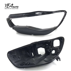 Cache-phare de voiture, verre de phare, boîtier de phare pour Audi A3 A4 A5 A6 A7 A8 Q2 Q3 Q5 <span class=keywords><strong>Q7</strong></span> TT, couvercle de lentille de phare, base arrière - Product Image 1