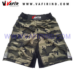 Cómodo negro poliéster Spandex MMA Fight Short personalizado impreso para hombre para el 2017 - Product Image 6