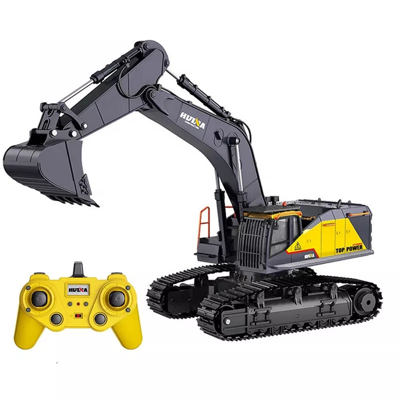 HUINA 1592 RC Excavator Remote Control Engineering Truck Model Toys for Kids
