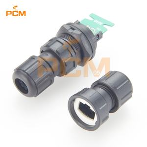 Câble CAT5e RJ45 8P8C étanche avec embout à vis PG pour éclairage extérieur, câble de raccordement Ethernet CAT, 10 pièces - Product Image 4