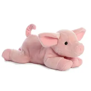 2024 vendita calda della cina fatta dalla fabbrica di maiale rosa peluche cuscino maiale realistico del maiale cuscino giocattolo per la decorazione della casa