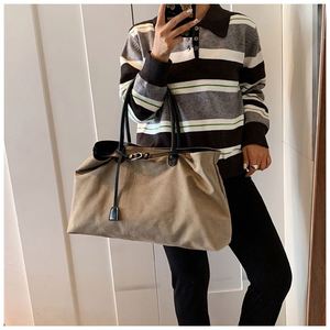 Sacs à main de style simple, couleur unie, sacs fourre-tout décontractés de grande capacité en PU pour femmes - Product Image 6
