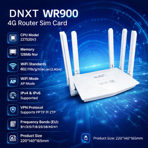 <span class=keywords><strong>Mini</strong></span> routeur Wifi DNXT, Wifi 6, 300 Mbps, modem Cat4, 4G, 1WAN/3LAN, modem VPN Wifi avec carte SIM, 5000 mAh, mode AP, routeur LTE avec carte SIM, utilisation domestique - Product Image 2