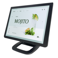 Machine de point de vente à écran tactile 15/15.6 pouces tout-en-un système de caisse enregistreuse de point de vente support pliant fonction SDK bornes de paiement