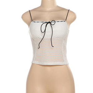 Nuevo estilo de ropa de verano para <span class=keywords><strong>mujer</strong></span>, pantalones cortos plisados dulces y frescos para hongos, traje, tirantes, correas con lazo, ajustados, novedad de 2017 - Product Image 6