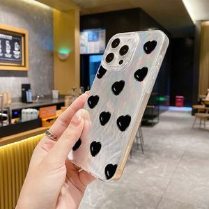 เคสโทรศัพท์แบบเรียบง่ายลายลูกโป่งสีดำสุดหรูสำหรับ iPhone 14 11 13 15 16 Pro Max Plus 12 17 IMD แบบนุ่มลายขนนก - Product Image 4