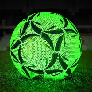 サッカーボールプロサイズPU夜行性発光ボールユース大人トレーニング