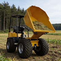 Mini-dumper portable haute performance pour les projets de réparation et de construction de routes temporaires