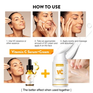 Crème naturelle de vitamine C pour le visage crème de vitamine C pour blanchir la peau hydratante éclaircir - Product Image 4
