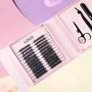 Großhandel Pre Cut Lash Segmente Cluster Wimpern verlängerung Natürliche individuelle Diy Segment Wimpern Diy Cluster Lashes Kit - Product Image 6
