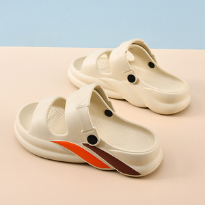 Sandalias de Plataforma para Mujer, Punta Abierta, Suela de EVA, Transpirables, para Verano, Antideslizantes, Diseño de Una Sola Tira - Product Image 3