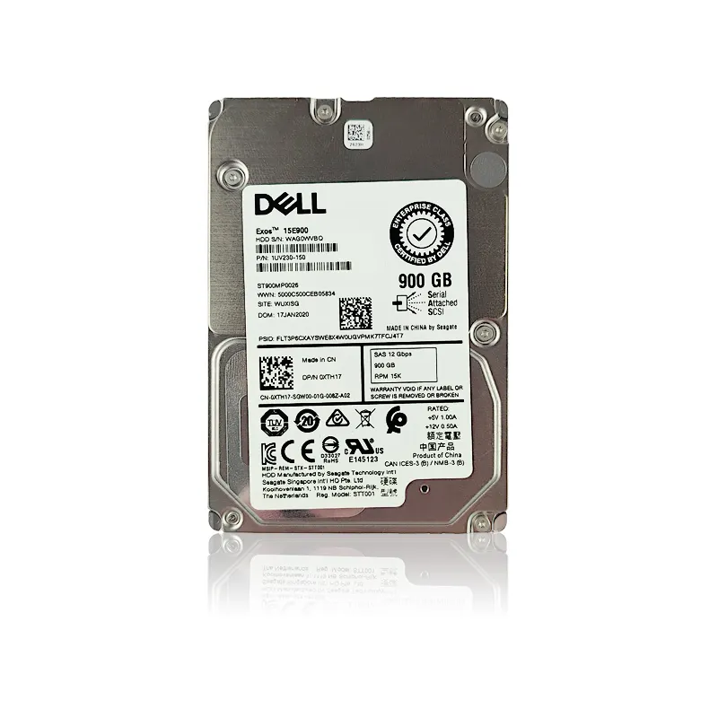HDD SAS 900G 2.5'' SFF SAS 12G 10K Hard Drive HDD 0XTH17 1UV230-150 ST900MP0026