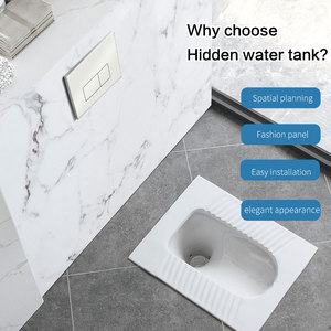 Bồn cầu âm tường hiện đại hệ thống xả kép 3L/6L TUWOSI - Product Image 3