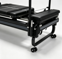 Matériel de fitness de luxe durable et réglable pour studio de yoga, lit de Pilates Reformer, équipement fonctionnel et peu encombrant