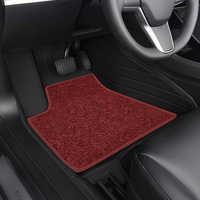 Accessoires de voiture pour Model 3/Model Y, tapis de sol de voiture en cuir imperméable de luxe 5D