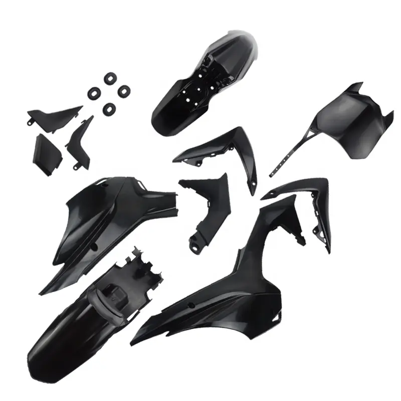 LING QI CRF110 Plastic Fairing Body Kits, Pit Dirt Motor Trail Bike Mudguards for SKY-125cc For kids mini dirt bike