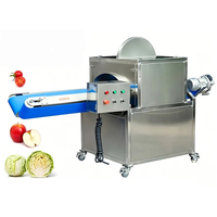 Automatische Fruit- en Groentehalveermachine 400-1000kg/u RVS Tomaten Peper Ui Appel Halveermachine Groenteverwerkingsmachine