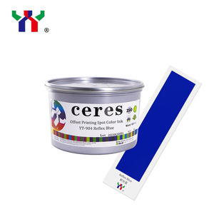 <span class=keywords><strong>Encre</strong></span> d'impression offset Pantone bleue réflexe YT-904 Ceres paquet de 1kg - Product Image 2