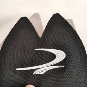 หมวกแก๊ปเบสบอลห้าแผงประดับพลอยเทียมหนังกลับสองสี - Product Image 6