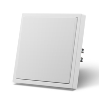 Mvava New Design Big Button 86 PC Panel Noir Blanc 1 Gang 1 Way Wall Light Electric Push Button Switches For Home