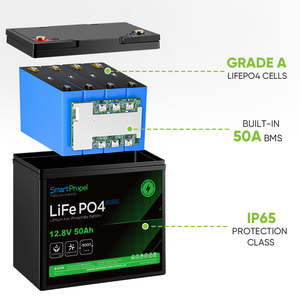 12v 12.8v 50ah 100ah 200 רית lifepo4 סוללת אנרגיה אחסון יוני סוללות 12.8v 50ah סוללת פוספט - Product Image 2