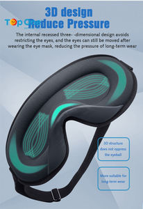 TopOne ombrage réglable bloquant la lumière masque pour les yeux en mousse à mémoire de forme repos pour dormir masque pour les yeux 3D - Product Image 2