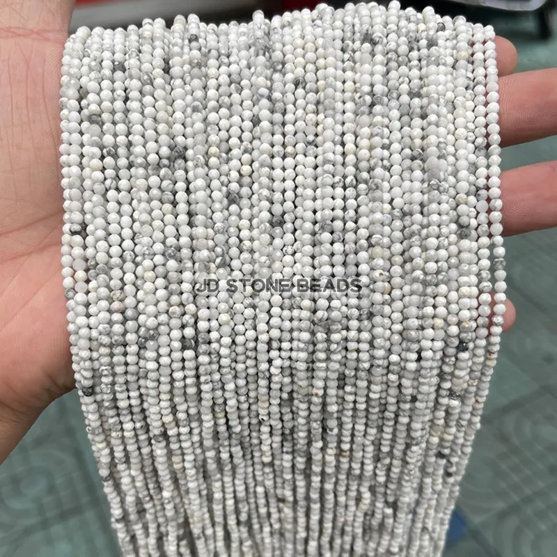 All'ingrosso 2 3 4MM naturali sfaccettate minuscole pietre preziose sciolte perline di cristallo di agata per gioielli che fanno perline fai da te bracciale collana