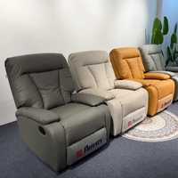 Fauteuil inclinable en cuir PU multicolore, fauteuil relaxant individuel pour la maison, vente en gros de meubles J02