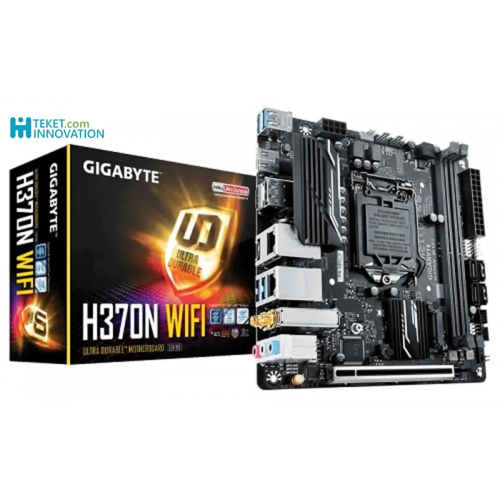 Gigabit H370N WIFI Mini-itx Motherboard Intel Core Gen Ke-8 LGA1151 CPU I3 I5 I7 H370 Chipset Dual GbE LAN 4 SATA RAID TPM