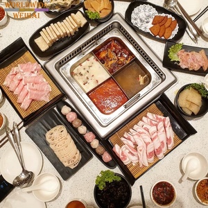<span class=keywords><strong>BBQ</strong></span> sans fumée dans le monde entier et Hot Pot Fabricant <span class=keywords><strong>Prix</strong></span> de gros Commercial intégré Barbecue sans fumée Hotpot Poêle Table à manger - Product Image 6