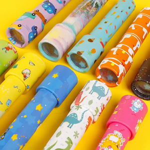Vente chaude Enfants Dessin Animé Puzzle Magique kaléidoscope Lunettes Classique Spinning Magique Couleur Jouets jouets kaleido portée - Product Image 3